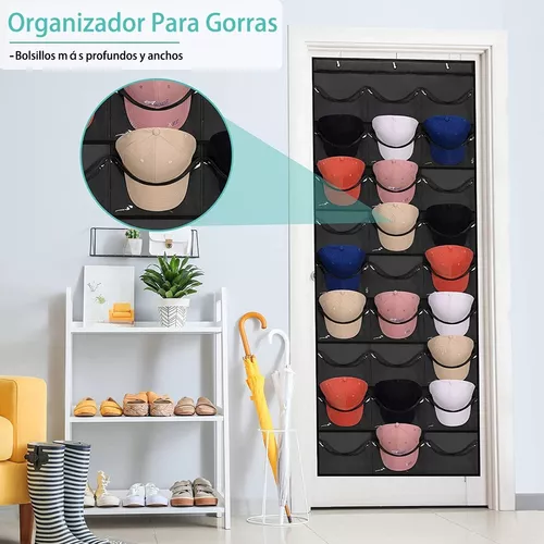 Organizador Colgante Gorras Puerta 24 Espacios Hogar Y Muebles