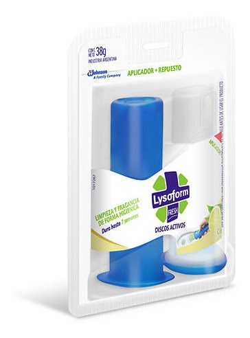 Imagen 1 de 2 de Lysoform Discos Activos Cítrico Aparato