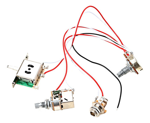 Juego De Arnés De Cableado De Guitarra B500k Fácil De Usar