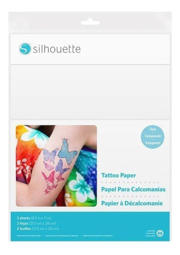 Papel De Tatuaje Temporal Silhouette Media-tattoo