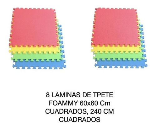 Imagen 4 de 9 de Tapete Foamy Grande 60 X 60