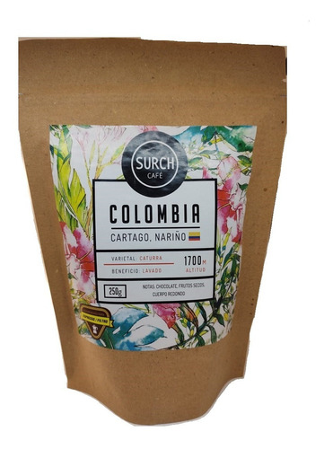 Cafe En Granos Colombiano Especialidad Bolsa 250g