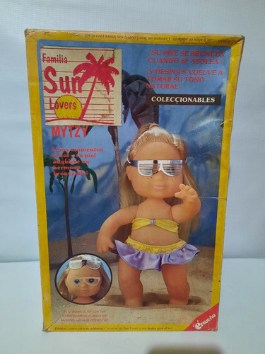 Muñeca Vintage Familia Sun Lovers Mytzy Completa Caja Manual