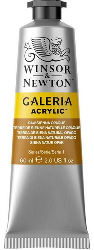 Tinta Acrilica Galeria Acrylic 60ml Winsor & Newton Cor Raw Sienna Opaque 2120553