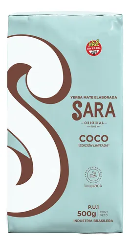 Yerba Sara Coco 500 Grs