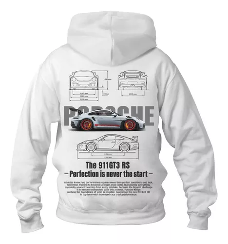 Sudadera Hoodie Porsche 911 Gt3 Rs Gris | Meses sin intereses