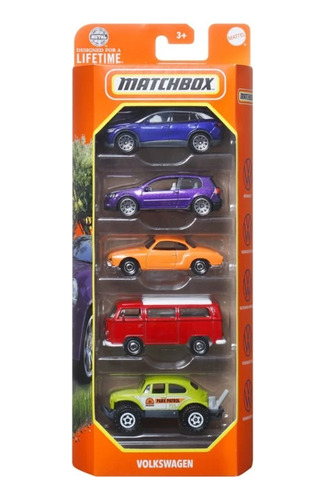 Matchbox 5 Pack Vw Volkswagen No Rlc No Sth