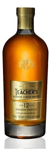 Whisky Teachers 12 Anos Turfado Golden Thistle Escócia 750ml