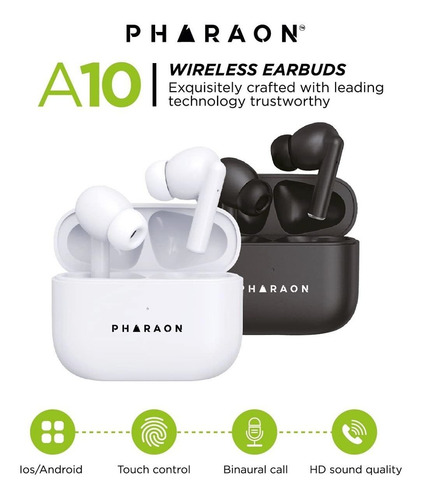 Auriculares Inalámbricos A10 True Auriculares Contro...