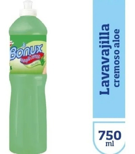 Detergente Lavavajilla Cremoso Limpia Desinfecta Bonux 750ml