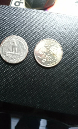 2 Monedas De Colección De Quarter Dólar Liberty De 1970 2000