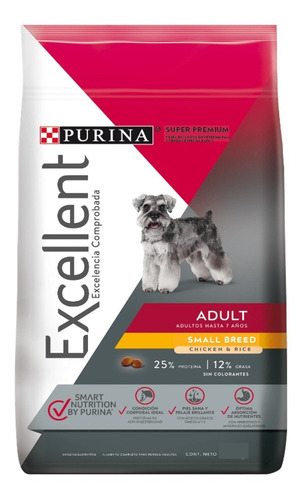 Purina Excellent Adulto Raza Pequeña Chicken & Rice 3kg Tpª