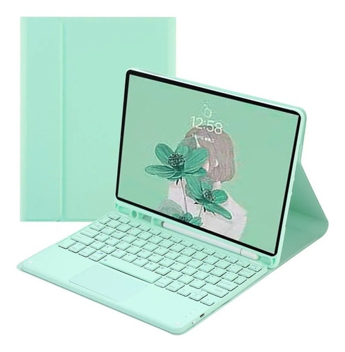 Funda Con Teclado Touchpad For iPad 9.ª Generación 10.2 2021