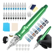 Comprar Kit De Tatuaje Handpoke 8 Tintas  Y 20 Agujas De Tatuaje