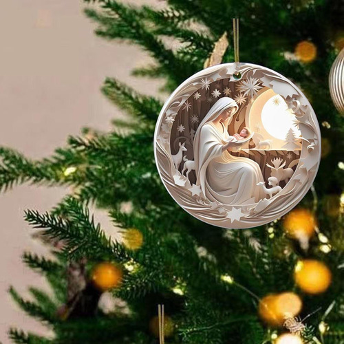 2 Colgante De Ventana De Navidad, Adorno Colgante De Navidad