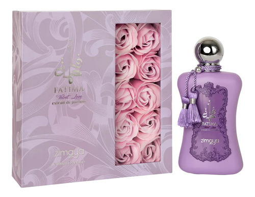 Perfume Velvet Love Fatima Extrait De Parfum Zimaya Fem 100ml