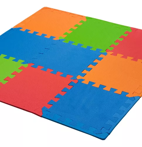 Alfombra Puzzle Multicolor Goma Eva (12 Unidades) 