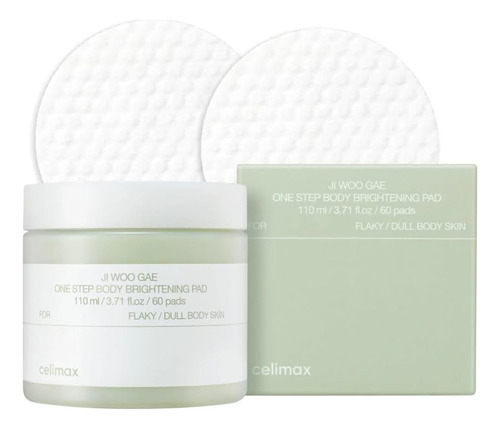 Celimax Ji Woo Gae One Step Body Brightening Pad 110ml Momento De Aplicación Día/noche Tipo De Piel Todo Tipo De Piel