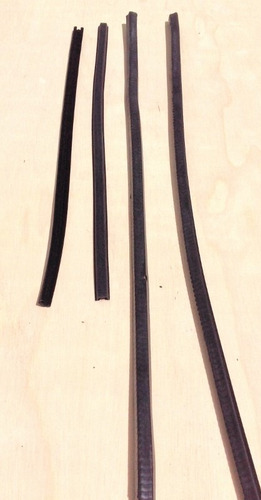 Kit Borracha Vidro Porta Canaleta Fusca E Kombi 78 Em Diante