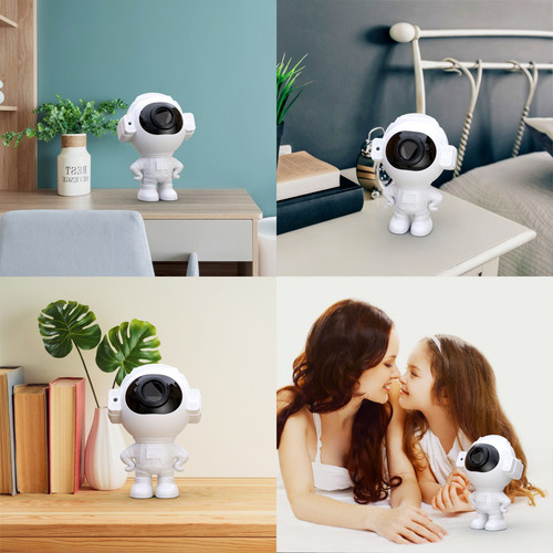 Lámpara Led Astronauta Proyector De Galaxia Estrella Regalo