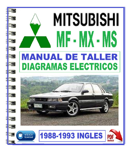 Manual De Taller Servicio Mitsubishi Galant Mx-mf 1988-1993