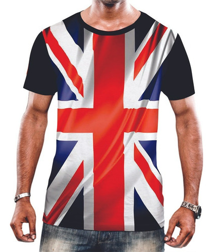 Camisa Camiseta Bandeira Inglaterra Reino Unido País Hd 1