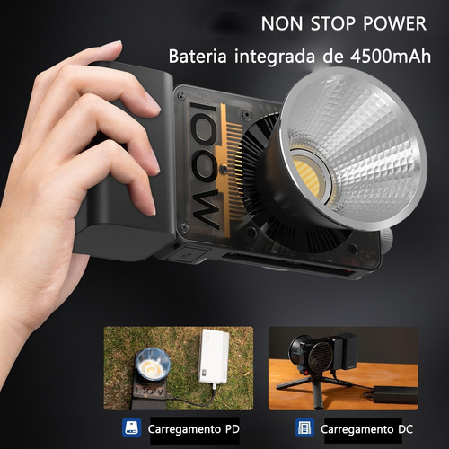 Zhiyun Cinepeer Cx100 100w Led Cob Luz De Vídeo Bicolor