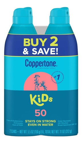 Spray Protetor Solar Coppertone Fps 50, Amplo Espectro, Resi