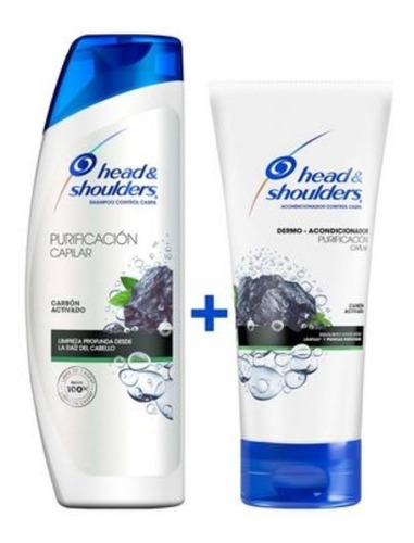 Shampoo Head&shoulders 375+acondicionador 150 Purificación