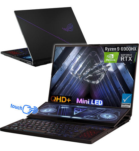 Imagen 2 de 9 de Asus Rog Zephyrus Duo 16 Gx650 R9-6900hx Rtx3070 32gb 1tb