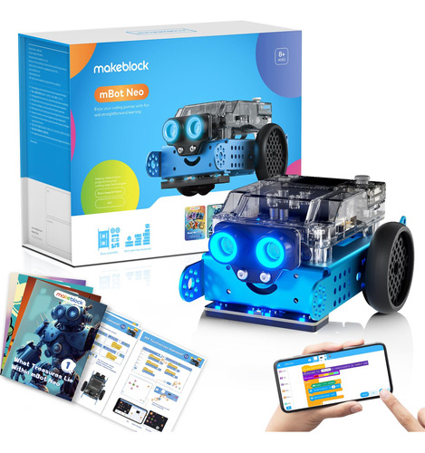 Makeblock Mbot - Kit De Robot Neo Con Caja De Codificacion D