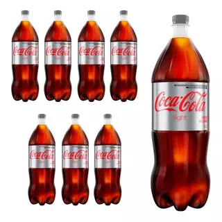 Coca Cola Light De 2 Litros Paquete Con 8 Botellas