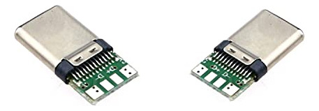 Conector Macho Teansic, 20 Unidades, Usb 3.1 Tipo C, Con