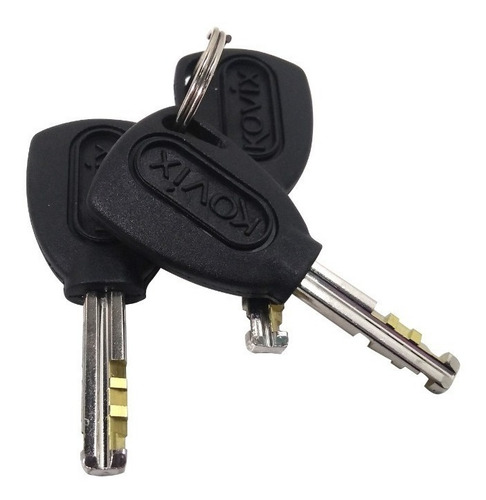 Imagen 8 de 9 de Traba Disco Kovix Con Alarma Naranja Perno 10mm Hanex Um