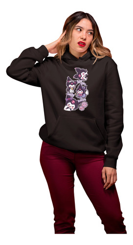 Sudadera Kuromi Niñas Adolescentes Moda Unisex Ropa Moderna