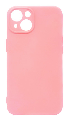 Protector iPhone 13/14 Engomado Color Rosa