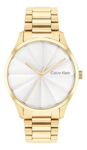 Calvin Klein Reloj Unisex De Cuarzo Con Caja De Acero Inoxi