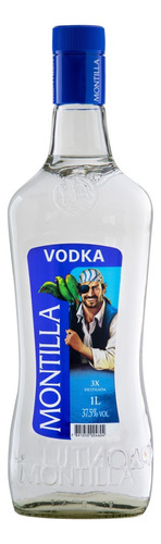 Vodka 3x Destilada Montilla Garrafa 1l