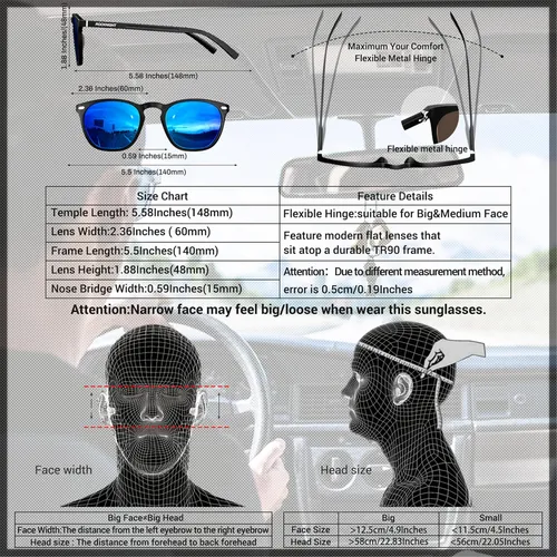 Rocknight Sunglasses Polarized Uv Women Anteojos De Sol Al