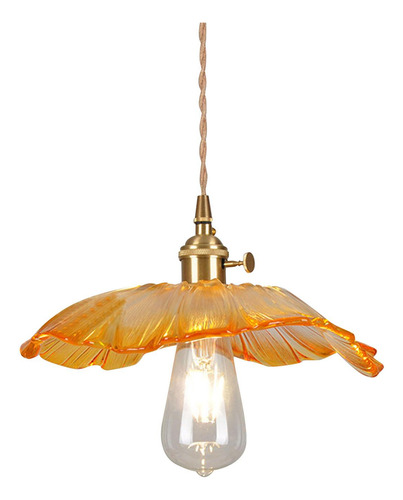 Lámpara Colgante Moderna, Lámpara Colgante Led, Naranja