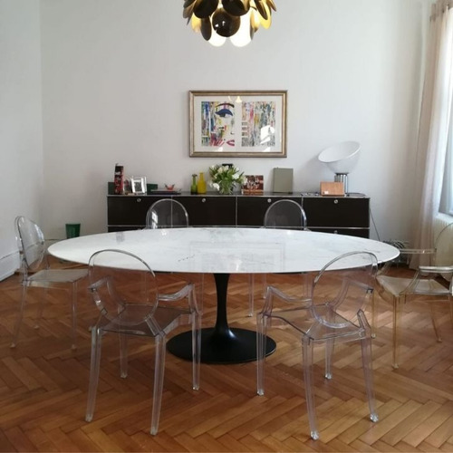 Mesa De Jantar Saarinen 180x100cm Mármore Espirito Santo