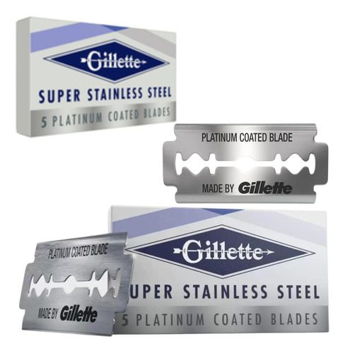 Lâmina De Barbear Gillette Platinum Com 100 Lâminas Original