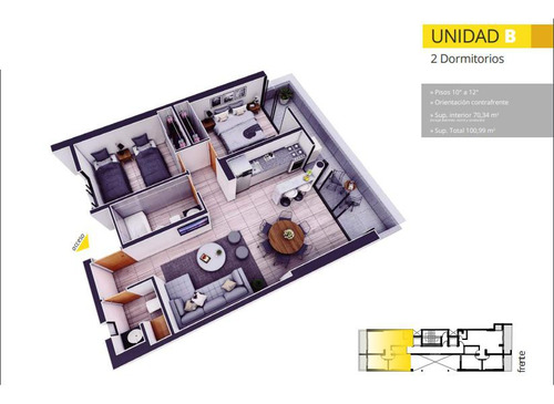 Departamento A Estrenar 2d En Barrio Norte