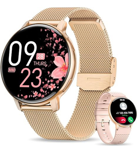 Reloj Inteligente Smartwatch Para Mujer, Rastreador De Activ