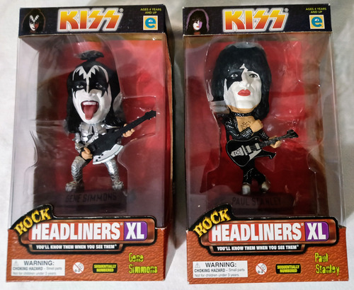 Kiss Gene Simmons Y Paul Stanley Rock Headliners Xl (Usado)