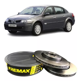 Par Disco De Freio Dianteiro Fremax Renault Megane Sadero Rs