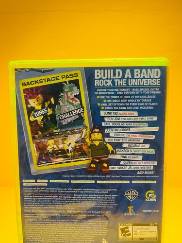 Jogo Lego Rock Band Original Em Mídia Física Xbox 360 (Usado)