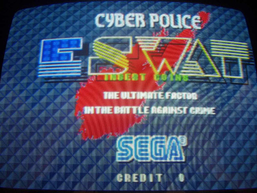 E-swat Sega Placa Jamma Para Arcades Funcionando - Darkades