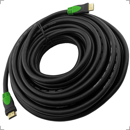 Imagem 4 de 5 de Cabo Hdmi Versão 2.0 Uhd Tv 3d 4k 60hz De 12 Metros