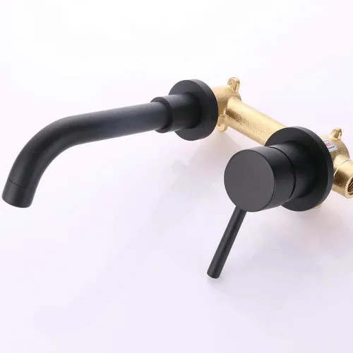 Griferia de pared negra hotsell